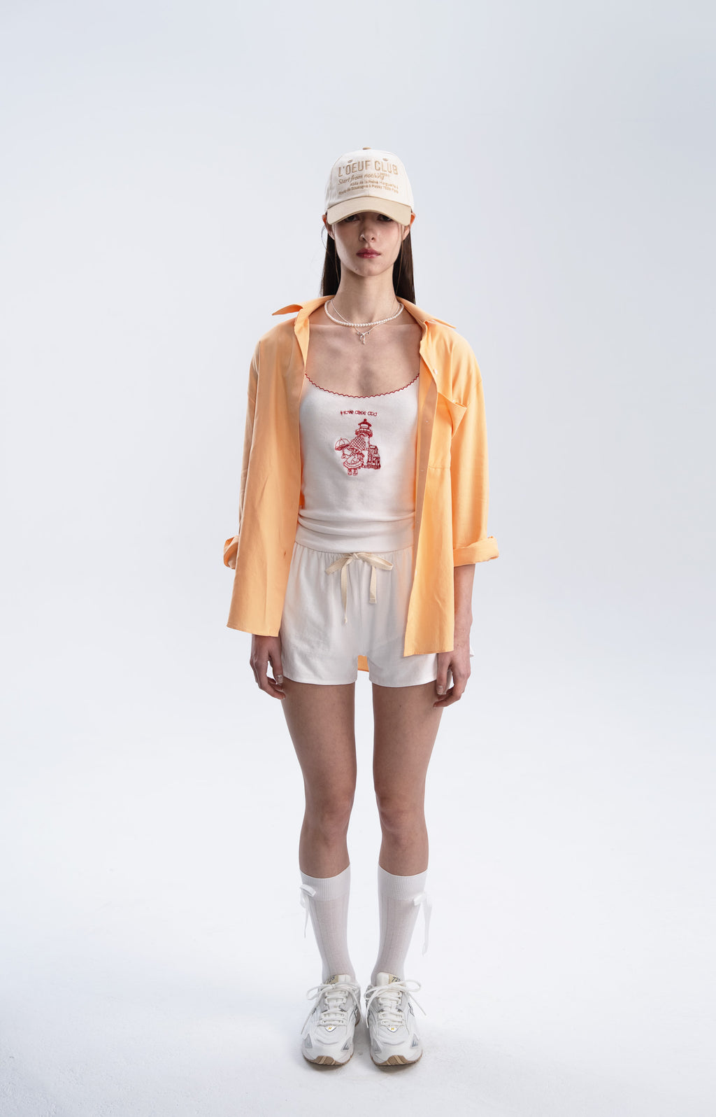 L'OEUF CLUB Slogan Ball Cap